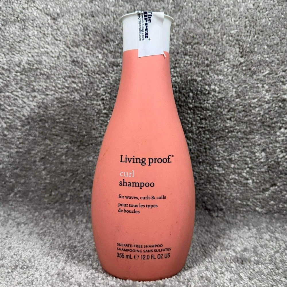 Living Proof Curl Shampoo Peach Sulfate-Free for Waves Curls‎ Coils 12oz 355ml